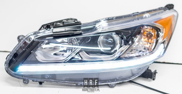 Honda Accord IX przeróbki lamp na BI XENON LED