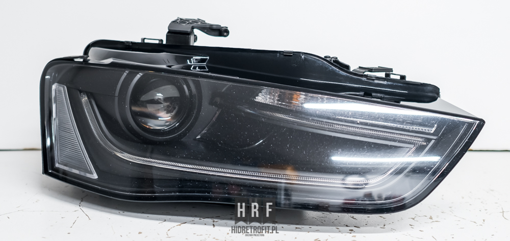 Brein hefboom Roos Audi A4 B8 FL - przeróbki lamp na BI XENON LED